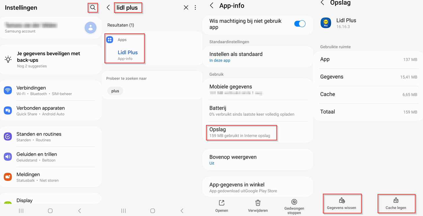 Ik heb problemen met registreren of inloggen in de Lidl Plus app